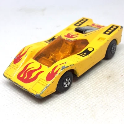 Lesney Matchbox Superfast Flamin Manta No.9 Yellow 1971 Made In United Kingdom - Image 1 of 4