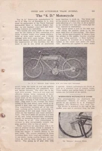 1910 S.D. Single Motorcycle Article - Picture 1 of 1
