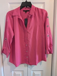 Camisa para mujer talla S Top Adrienne Vittadini talla pequeña - Imagen 1 de 2