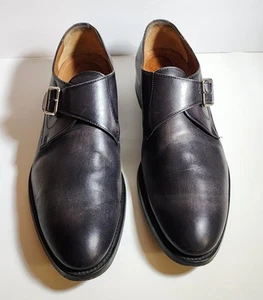 Antonio Maurizi Grey Leather Monk Strap Shoes Mens Size 10 us / 43 eu - Picture 1 of 11