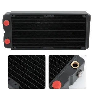 Water Cooling Double Layer 45MM Heat Dissipating Copper Radiator For Beauty NEW - Afbeelding 1 van 10