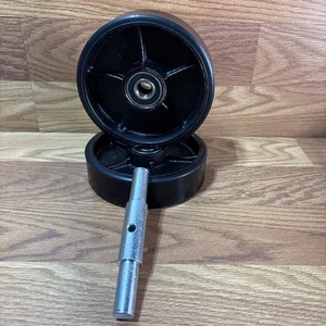 Juego de volantes Pallet JackTruck de 7" con eje sin sujetadores y tapas protectoras - Imagen 1 de 4