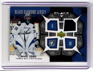 2007-08 Upper Deck Black Diamond Jerseys Marc Denis Tampa Bay Lightning #BDJ-MD - Bild 1 von 2