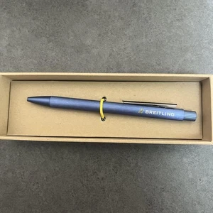 BREITLING 1884 Ballpoint Pen Faber-Castell Logo Swiss Promo Gift Rare - Picture 1 of 3