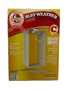 Ideal Pet Products Ruff Weather LARGE Wall Kit RWXLWK Fits Flap 9 3/4" x 17" - Picture 1 of 6