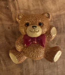 Spilla Hallmark vintage spilla orsacchiotto 1984 da collezione - Foto 1 di 5
