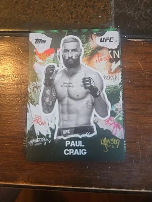 2024 Topps UFC NYC Paul Craig NY Graffiti #GA-11 - Image 1 of 2
