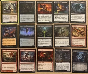 Budget Casual Commander MTG Red Black Lizard Sacrifice With Gev Scaled Scorch - Picture 1 of 8
