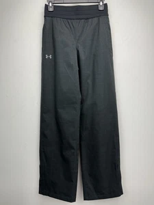 Under Armour size XS Women's Black Storm ColdGear Infrared Wide Leg Pants - Picture 1 of 6