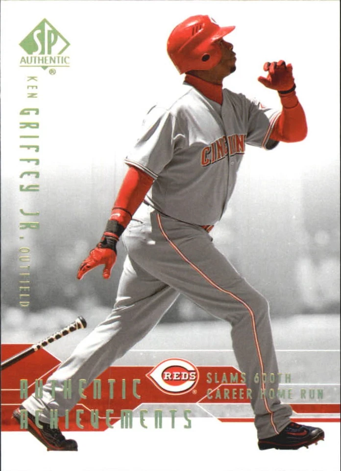 B6025- 2008 SP Authentic AUTHENTIC Achievements #AA2 Ken Griffey Jr NM-MT - Image 1 of 2