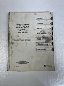 Harley Davidson 1986 To 1990 XLH Models Service Manual - Picture 1 of 11