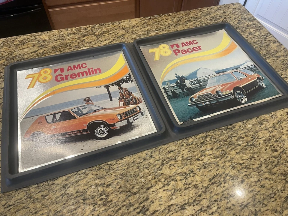 AMC Gremlin Pacer 1978 concesionario ventas promoción colgador de pared de colección raro Foto 1 de 1