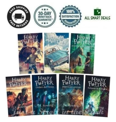Libros De Harry Potter En Español Spanish Coleccion Completa 1-7 Nuevos Regalo - Image 1 of 4