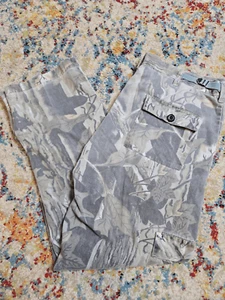 Vintage 90er Tall Timbers Outdoor Camouflage Jagd Cargo Hose Größe 36x30 FADED  - Bild 1 von 7