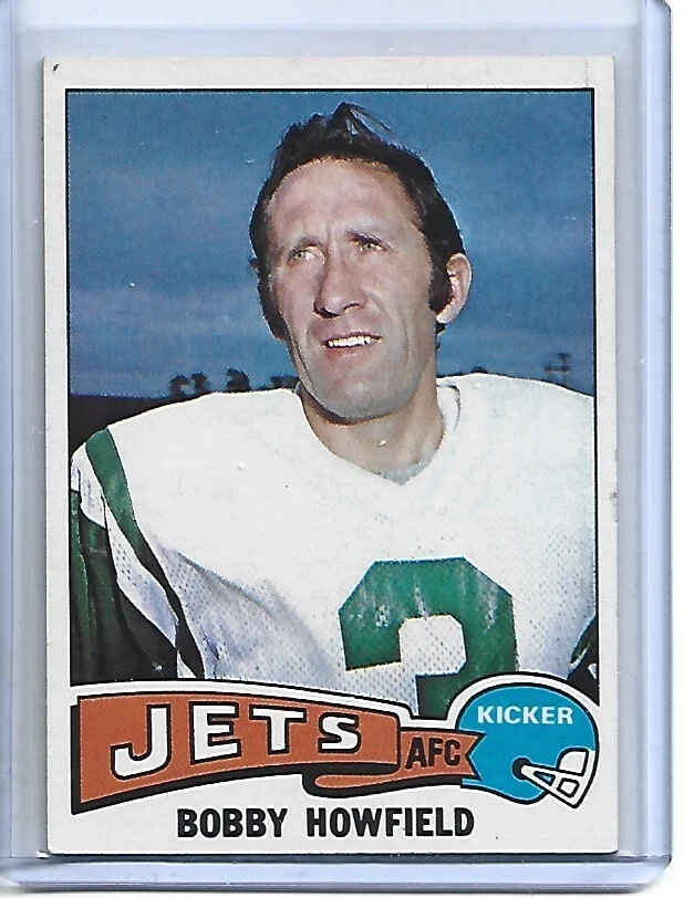 Bobby Howfield 1975 Topps Football Card #232-New York Jets - Image 1 of 2