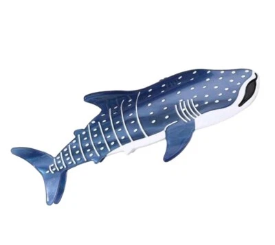 NEW Blue Whale Shark Hair Claw Hair Clip Hair Accessory Whale Ocean Sea Life  - Image 1 of 4