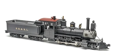 HOn30/HOe/HOn2-1/2 TMW Baldwin 2-6-0 Mogul Tender Steam Locomotive Kit SRR SR&RL - Image 1 of 4