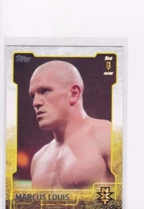 2015 TOPPS WWE nxt FROM BORDEAUX FRANCE MARCUS LOUIS NXT WRESTLING CARD - Picture 1 of 1