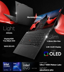 2024 New Lenovo ThinkPad X1 Carbon Gen 12 14 2.8K OLED Ultra7-155H 32G 512GB - Picture 1 of 1