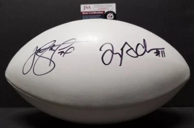 Fútbol americano Wilson autografiado por Joe Stanley & Marquise Goodwin SF49ers. JSA  Foto 1 de 4