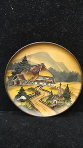 Pfaff 1977 West Germany Hand Crafted Wooden Plate Wall Plaque Heritage Series - Picture 1 of 4