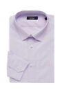 $350 Cavalli Class By Roberto Cavalli Men's Lilac Slim Fit Dress Shirts