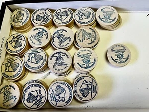 (20) 1975 , Mercersburg pa. 225th Anniversary Wooden Nickel - Token Pennsylvania - Picture 1 of 1
