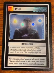 2000 Decipher Star Trek Reflections Interrogation Used Free Shipping - Picture 1 of 2