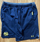 Notre Dame Football Team Issued Under Armour Shorts Size Large