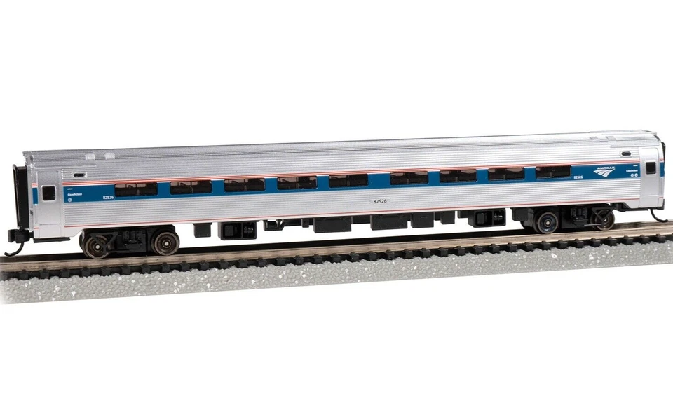 Bachmann N Scale ~ Amtrak ~ Amfleet I Phase VI ~ Coach Class ~ Lights ~ 14170 - Image 1 of 1