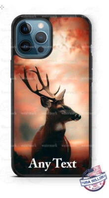 Autumn Deer Hunting Season Personalized Phone Case For iPhone 15 Samsung Google - Image 1 of 4