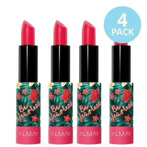 4x Lot Almay Lip Vibes Cream Lipstick Vitamin & Shea Butter "#150 Be Fearless" - Picture 1 of 5