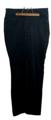 NYDJ Blue Denim Leggings Lift Tuck Sz 10 USA Straight Leg Slimming 33x31.5  - Image 1 of 4