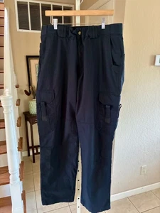 5.11 Tactical Navy Blue Taclite EMS Pants Ripstop Durable Flex Waist 40 x 34 - Picture 1 of 4