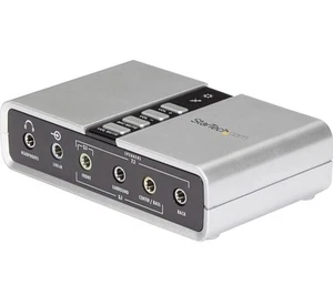StarTech ICUSBAUDIO7D 7.1 USB Adaptateur Audio Carte Son Externe avec SPDIF - Photo 1/5