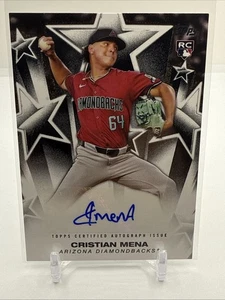 2025 Topps Series 2 Christian Mena #BSA-CME Rookie Baseball Stars Auto - Picture 1 of 2