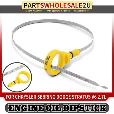 Nueva varilla de medición de aceite de motor para Chrysler Sebring 05-06 Dodge Stratus 05-06 V6 2,7 L Foto 1 de 4