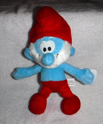 NWT The Smurfs 2010 (Papa SMURF) Plush Stuffed Nanco 10” - Image 1 of 2