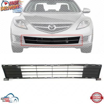 NEW FRONT LOWER BUMPER FACE BAR GRILLE BLACK FOR 2009-2013 MAZDA 6 MA1036110 — 第 1/4 张图片