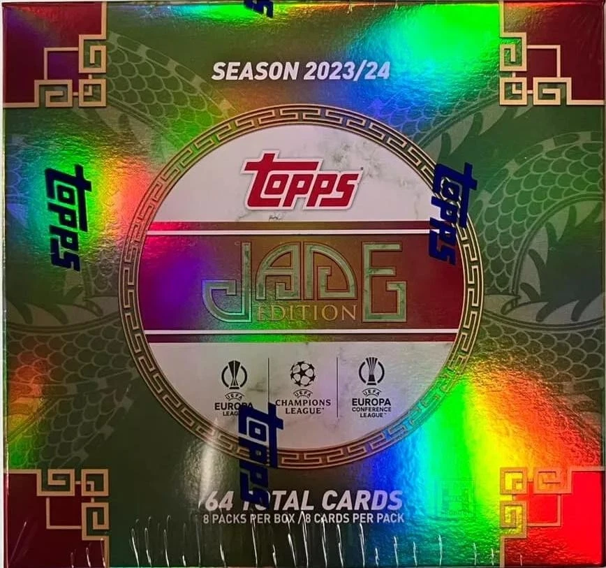 2023/24 TOPPS UEFA CLUB COMPETITIONS JADE EDITION SOCCER HOBBY BOX - Image 1 of 4