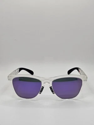 Oakley Frogskin Purple PRIZM Polarized Lens Clear Frame OO9284-0455 - Image 1 of 4