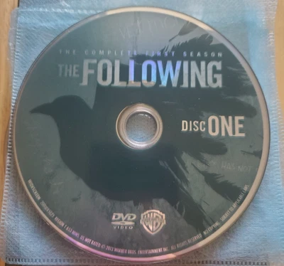 The Following Season 1 Disc Only Loose DVD TV Series Warner Bros. - Image 1 of 4