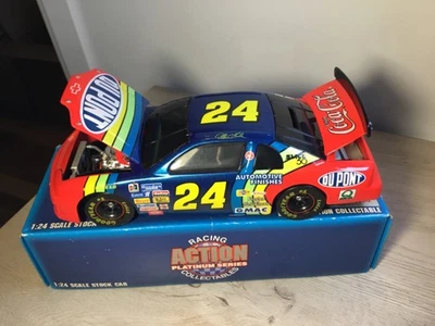 XRARE 1:24 Jeff Gordon #24 DUPONT RAINBOW / COCA COLA 1995 DieCast NASCAR - Image 1 of 4