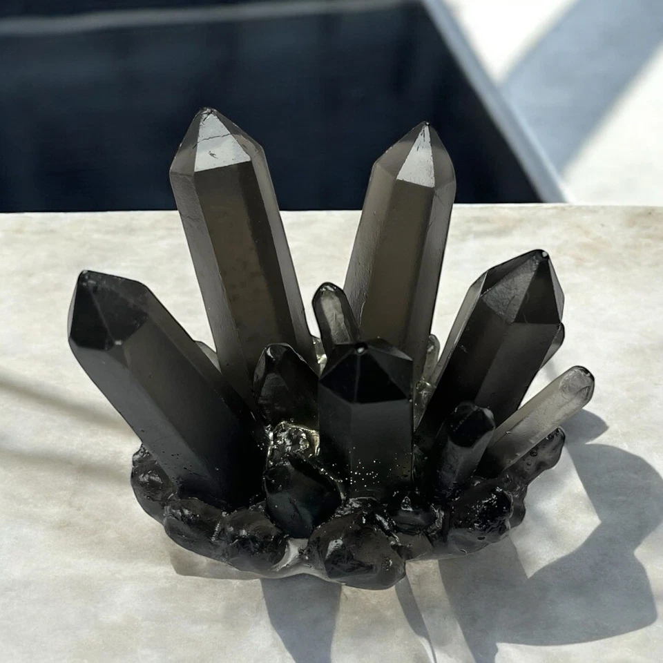 Figura de resina de cristal negro de kryptonita utilería con luz adicional - Superman Foto 1 de 1