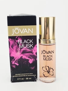 Jovan Black Musk Women Cologne Concentrate Spray Perfume 2 oz - Picture 1 of 6
