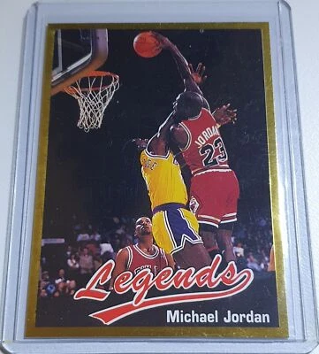 1990 Legends Magazine Insert Michael Jordan #16 GOLD FOIL - Ready to Grade - image 1 of 2