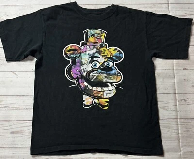 Camiseta manga corta Five Nights At Freddys Youth XL 14/16 negra con estampado gráfico Foto 1 de 4
