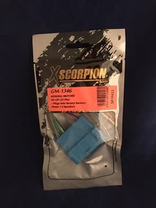 Brand New! Xscorpion GM-1346 Car Stereo Wire Harness, for 1994-2004 GM VEHICLES - Picture 1 of 2