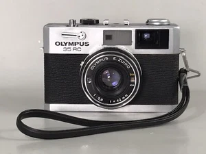 Olympus 35 RC 35mm Rangefinder Film Camera E. Zuiko 42mm f/2.8 Lens - Read - Picture 1 of 16
