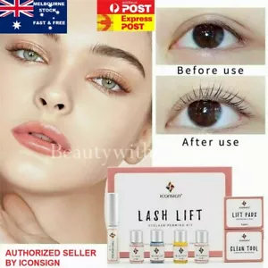 ICONSIGN LASH LIFT KIT EYELASH EXTENSIONS LASHES EYEBROW LAMINATION BROW PERM - Picture 1 of 8